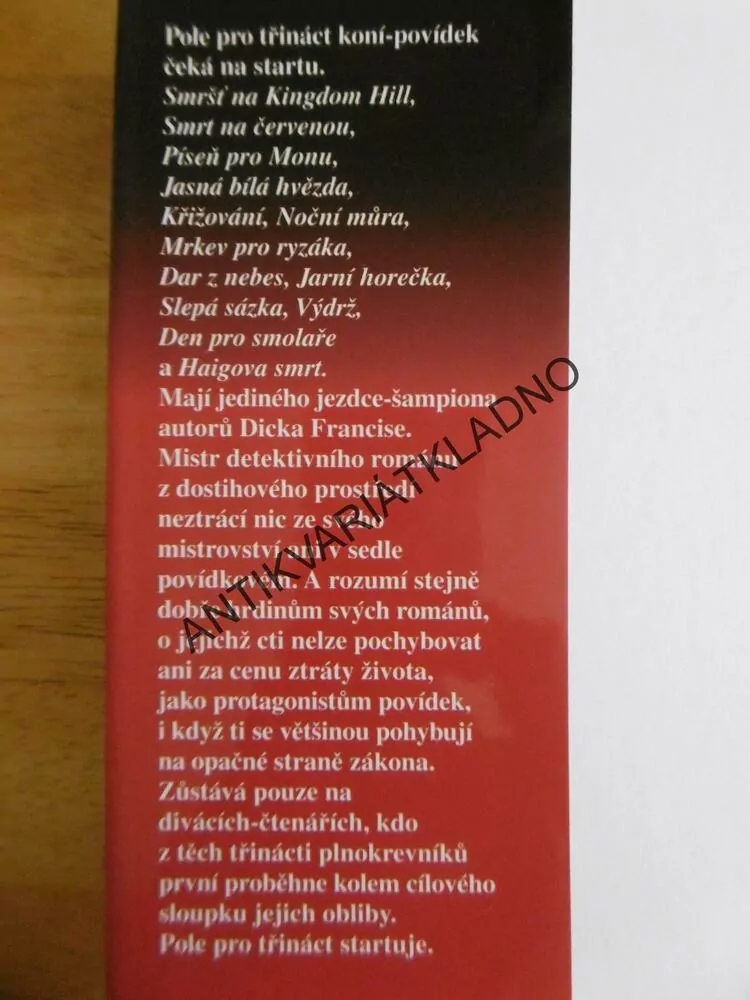 POLE PRO TŘINÁCT, DICK FRANCIS, **an