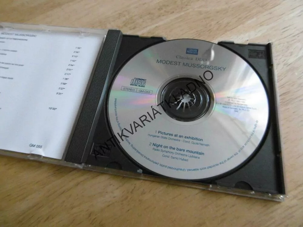 MODEST MUSSORGSKI, CD