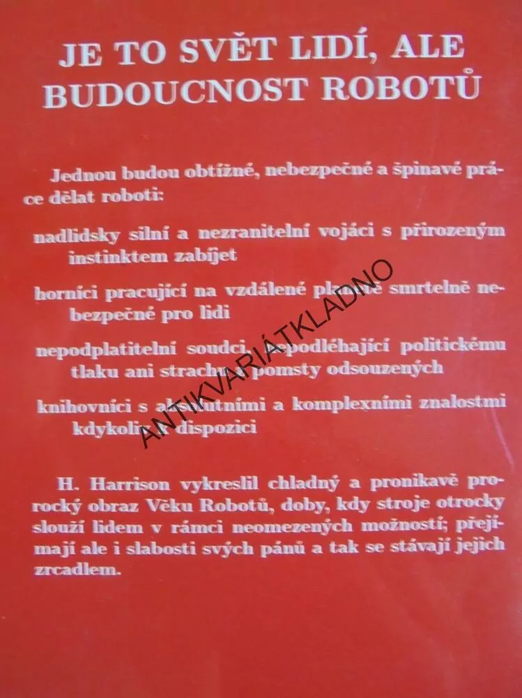 VÁLKA S ROBOTY, HARRY HARRISON, **an