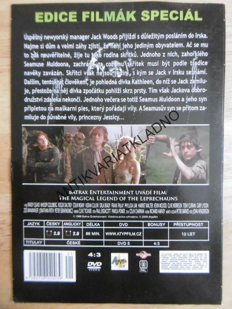 KOUZELNÁ ZEMĚ SKŘÍTKŮ, 1-2, DVD FILM