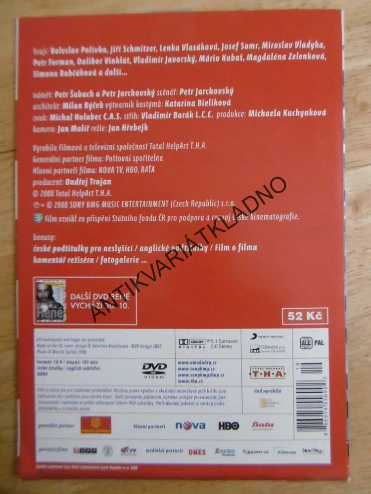 U MĚ DOBRÝ, HŘEBEJK, DVD FILM