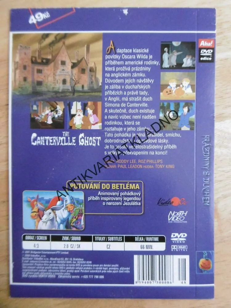 PRÁZDNINY S DUCHEM, DVD FILM 