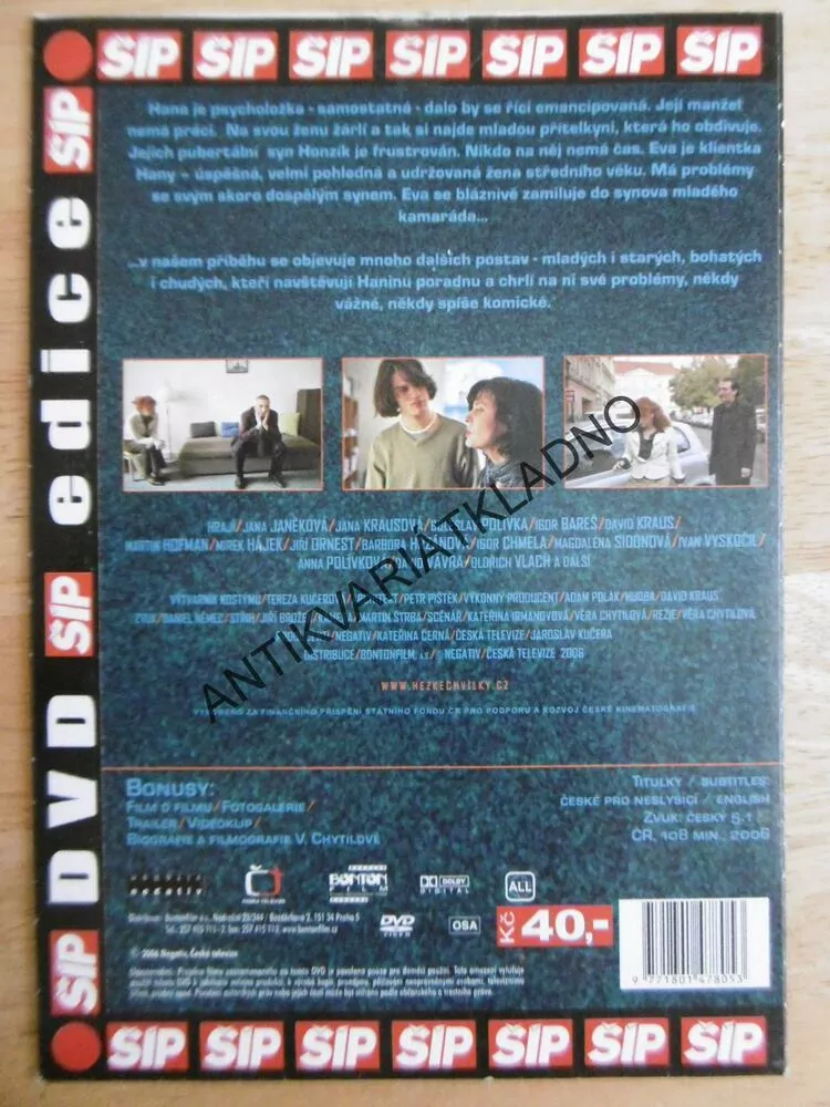 HEZKÉ CHVILKY BEZ ZÁRUKY, DVD FILM