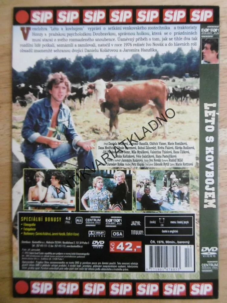 LÉTO S KOVBOJEM, DVD FILM