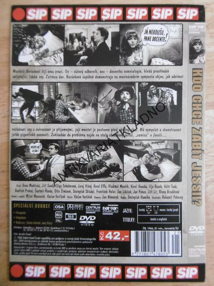 KDO CHCE ZABÍT JESSII?, DVD FILM
