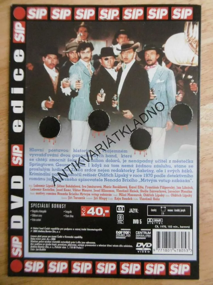 ČTYŘI VRAŽDY STAČÍ, DRAHOUŠKU, DVD FILM