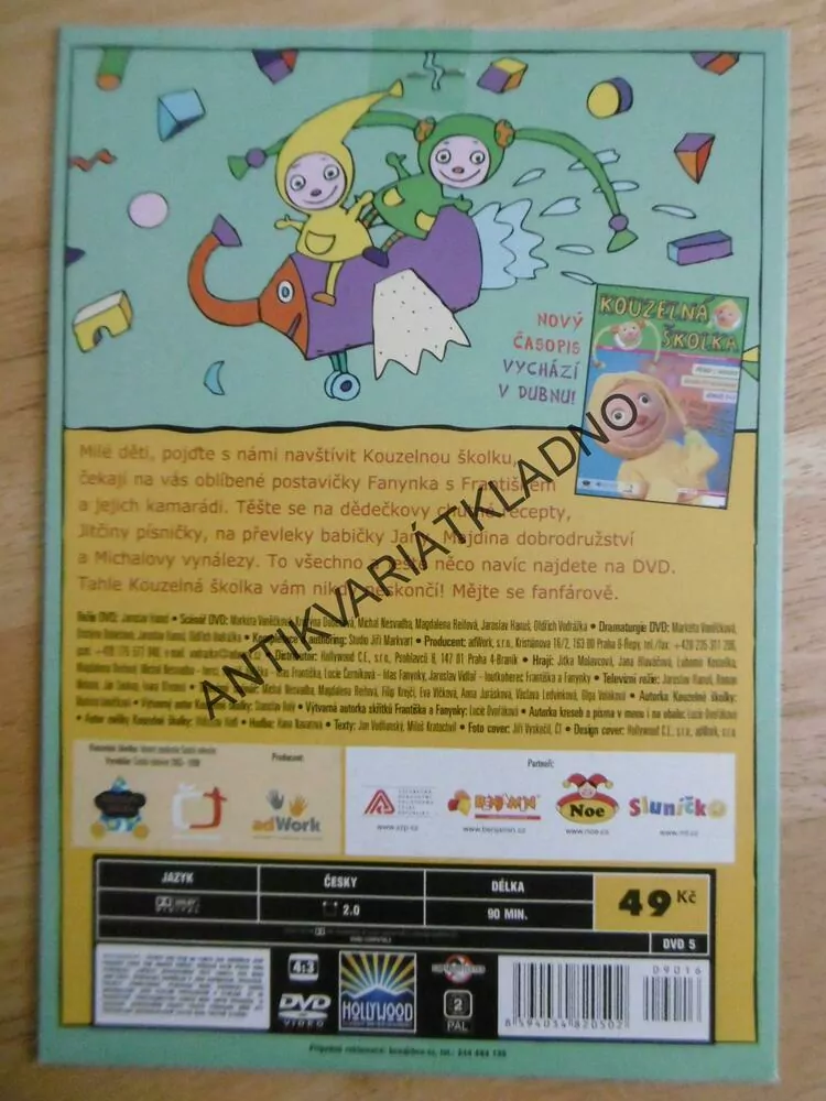 KOUZELNÁ ŠKOLKA ANEB HRAJEM SI CELÝ ROK, DVD FILM POHÁDKA