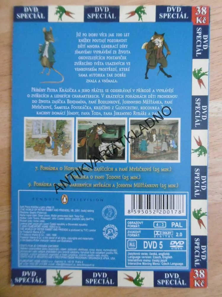 SVĚT PETRA KRÁLÍČKA A JEHO PŘÁTEL, 3., DVD FILM