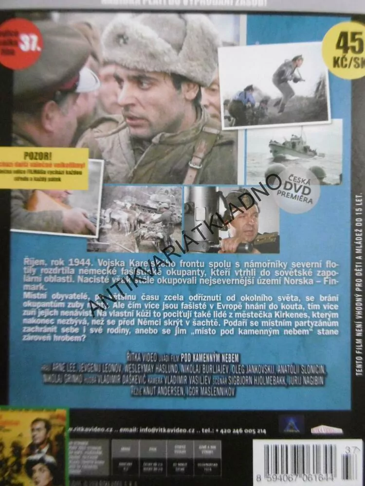 POD KAMENNÝM NEBEM, DVD FILM