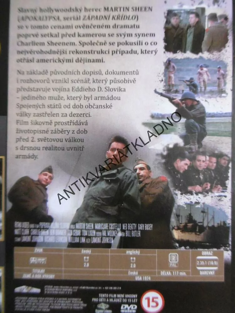 POPRAVA VOJÍNA SLOVIKA, DVD FILM