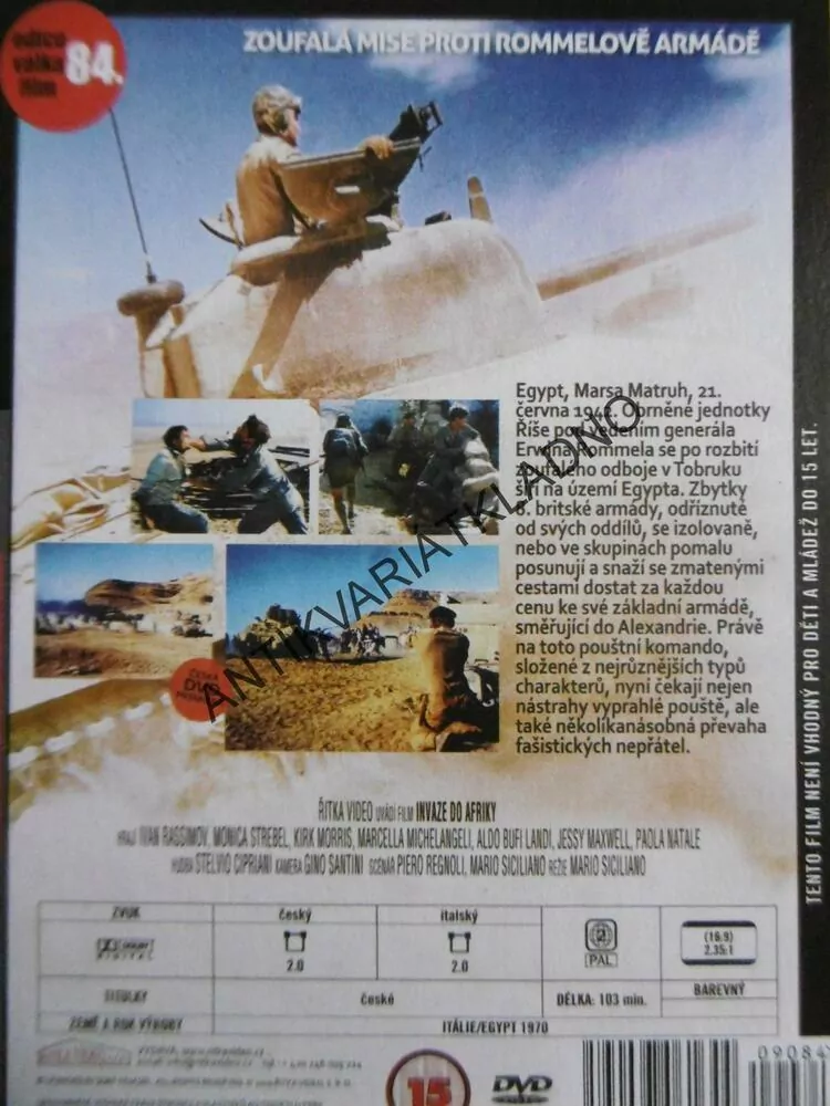 INVAZE DO AFRIKY, DVD FILM