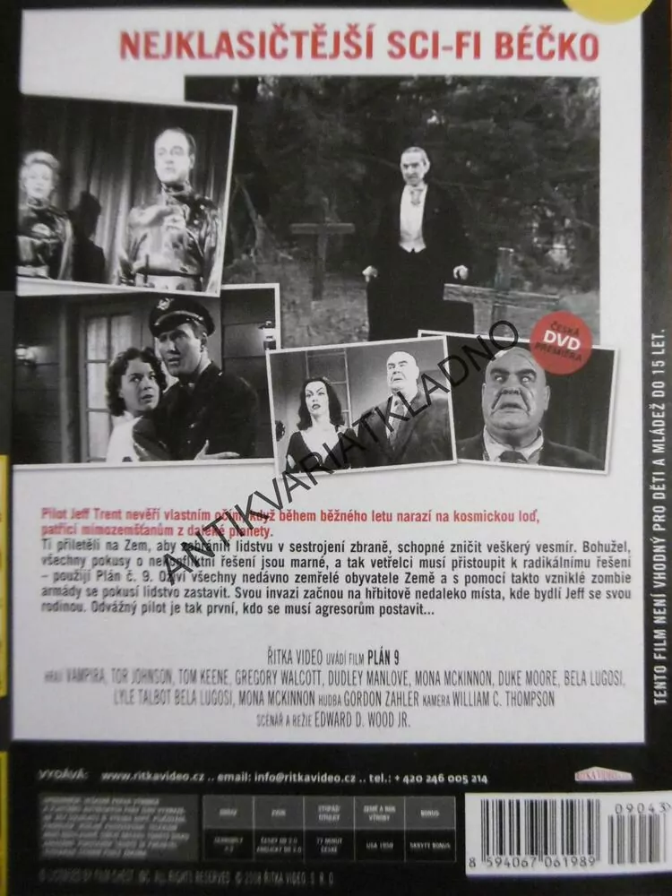 PLÁN 9, DVD FILM
