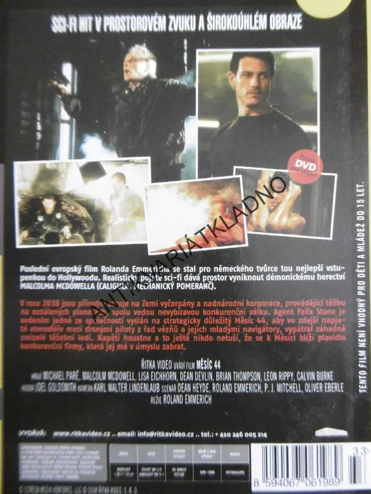 MĚSÍC 44, DVD FILM