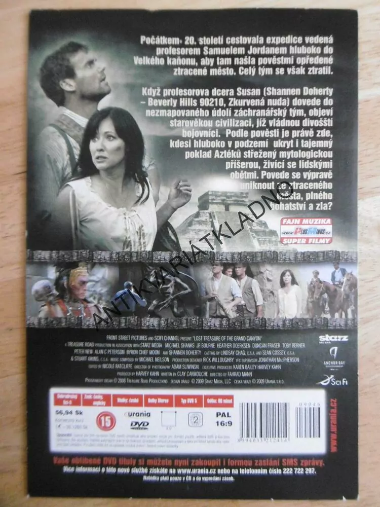 ZTRACENÝ POKLAD AZTÉKŮ, DVD FILM
