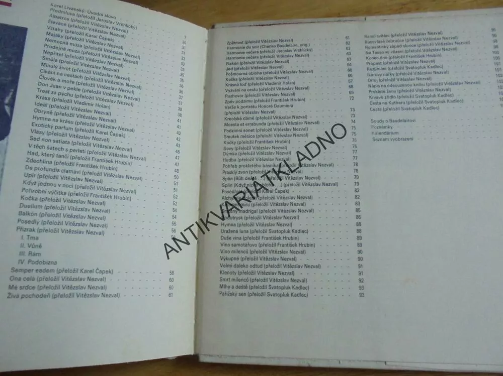 VÍNO SAMOTÁŘOVO, CHARLES BAUDELAIRE