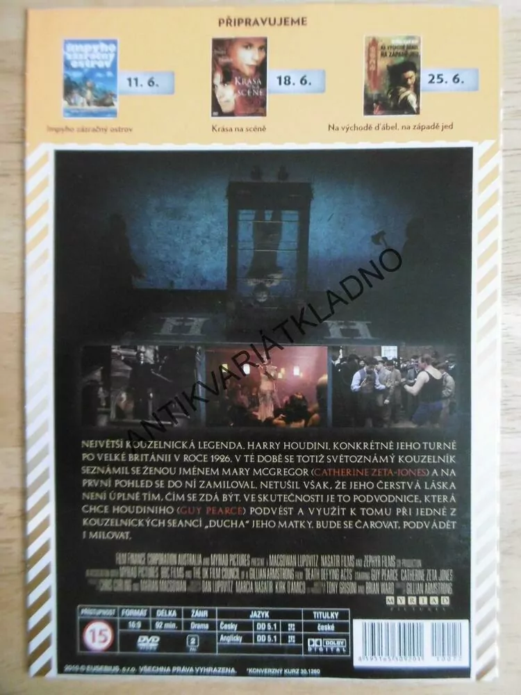 ILUZE LÁSKY, CATHERINE ZETA JONES, DVD FILM