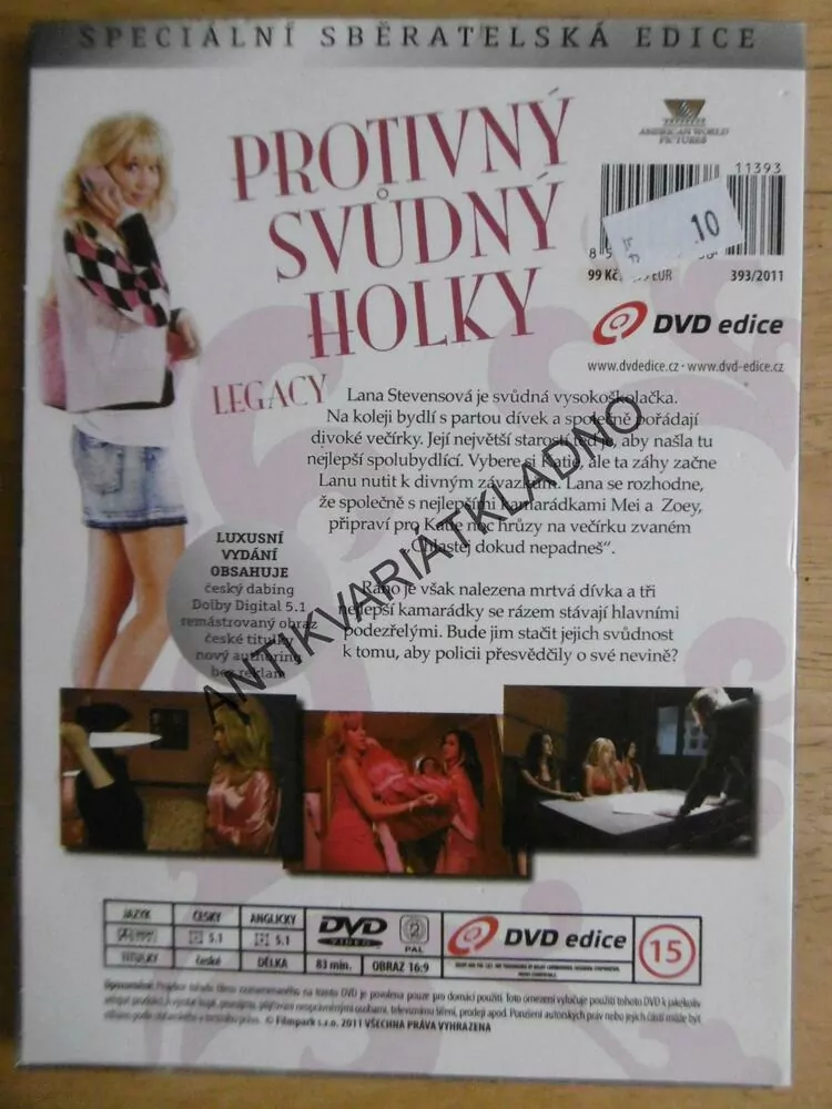 PROTIVNÝ SVŮDNÝ HOLKY, DVD FILM
