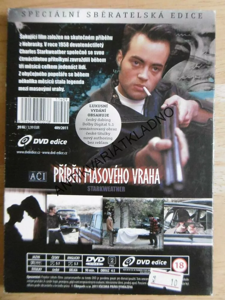 PŘÍBĚH MASOVÉHO VRAHA, DVD FILM