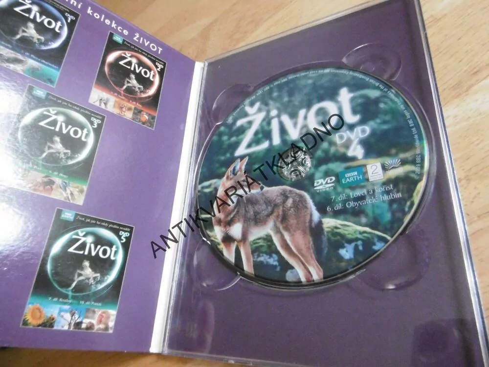 ŽIVOT- LOVCI A KOŘIST, OBYVATELÉ HLUBIN, DVD FILM DOKUMENT