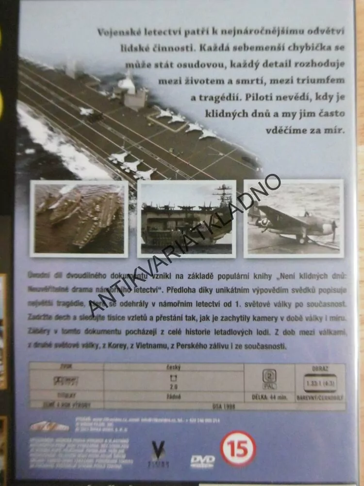 PŘÍBĚH PONORKY U-505, DOKUMENT DVD FILM,