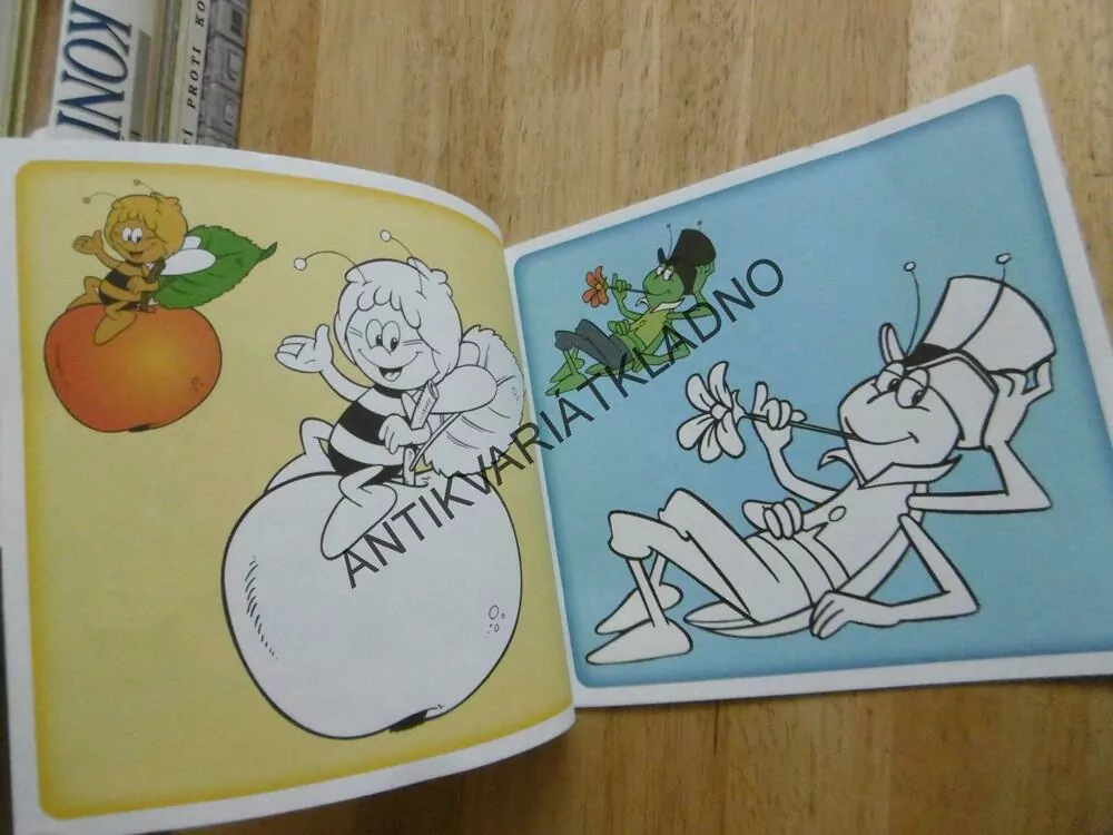 VČELKA MÁJA, OMALOVÁNKY