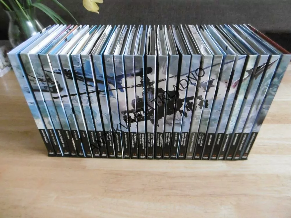VÁLKY A ZBRANĚ 1-26. VE STOJANU, DOKUMENT DVD FILM ČASOPIS