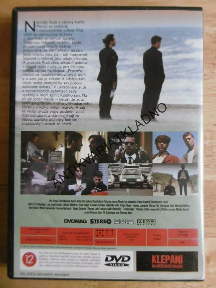 KLEPÁNÍ NA NEBESKOU BRÁNU, DVD FILM