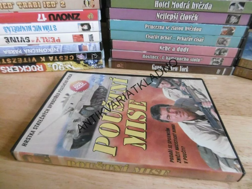 POUŠTNÍ MISE, DVD FILM