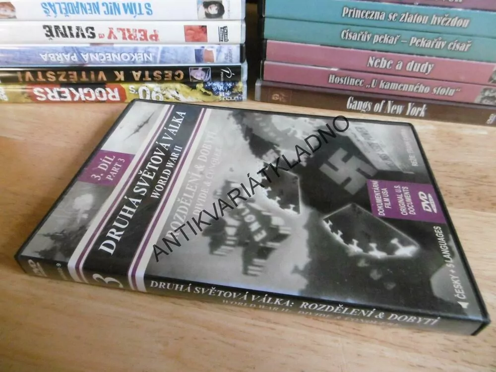 DRUHÁ SVĚTOVÁ VÁLKA 3., ROZDĚLENÍ A DOBYTÍ, DVD FILM DOKUMENT