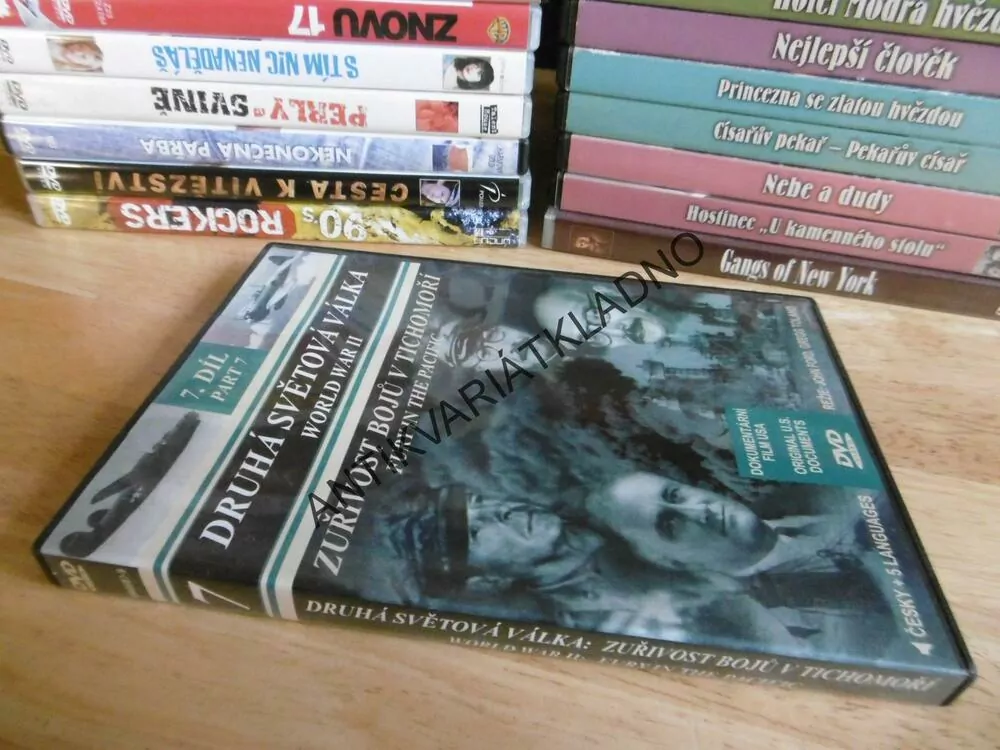 DRUHÁ SVĚTOVÁ VÁLKA 7. ZUŘIVOST BOJŮ V TICHOMOŘÍ, DVD FILM DOKUMENT