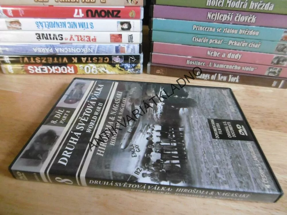 DRUHÁ SVĚTOVÁ VÁLKA 8. HIROŠIMA A NAGASAKI, DVD FILM DOKUMENT