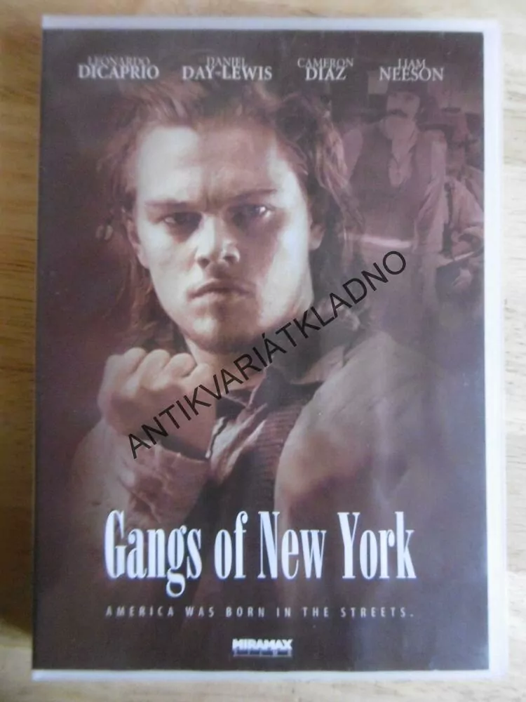 GANGY NEW YORKU, LEONARDO DI CAPRIO, DVD FILM