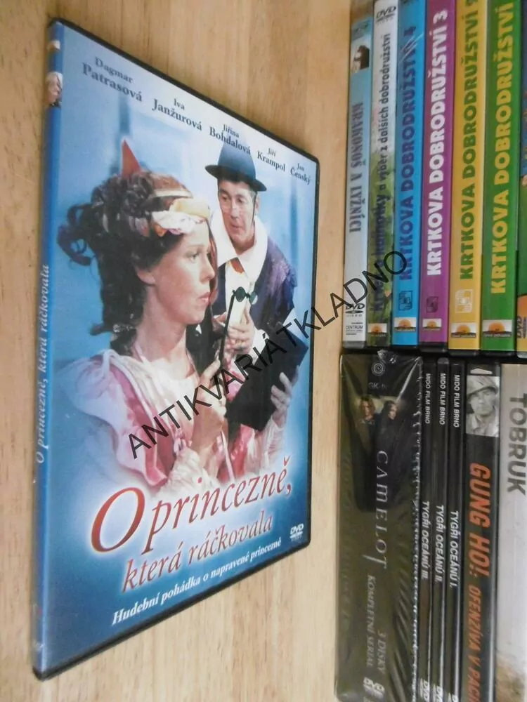 O PRINCEZNĚ, KTERÁ RÁČKOVALA, DVD FILM POHÁDKA