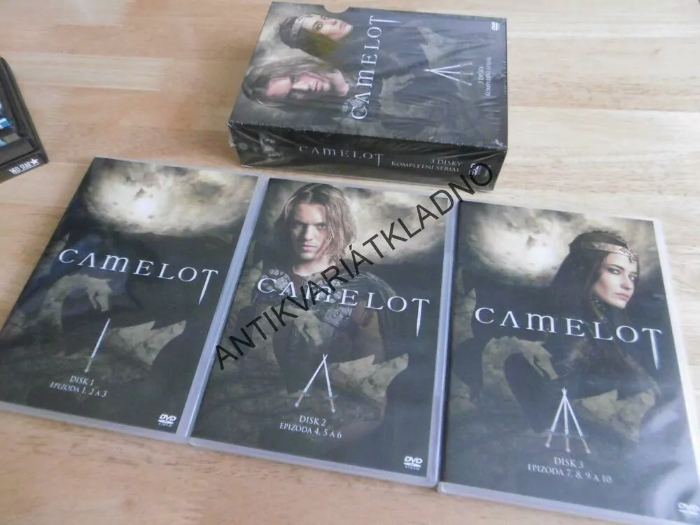 CAMELOT 1-10.DÍL., 3 DVD FILM SERIÁL