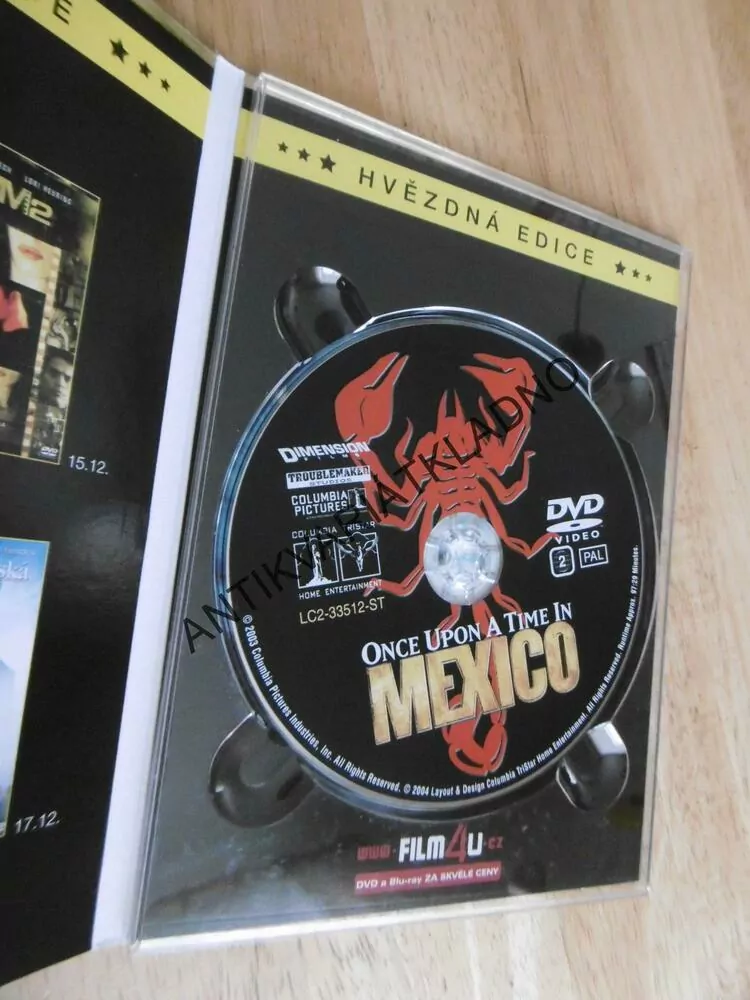 TENKRÁT V MEXIKU, DVD FILM