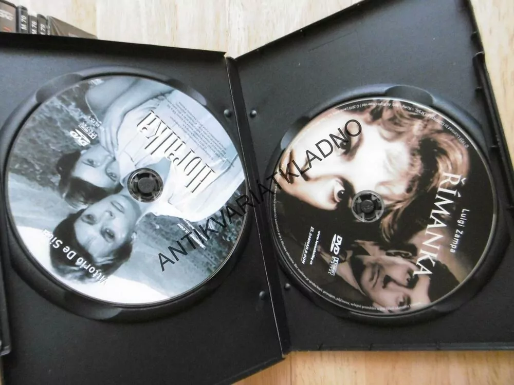 HORALKA, SOPHIE LOREN, ŘÍMANKA, GINA LOLLOBRIGIDA, 2 X FILM NA 2 DVD FILM