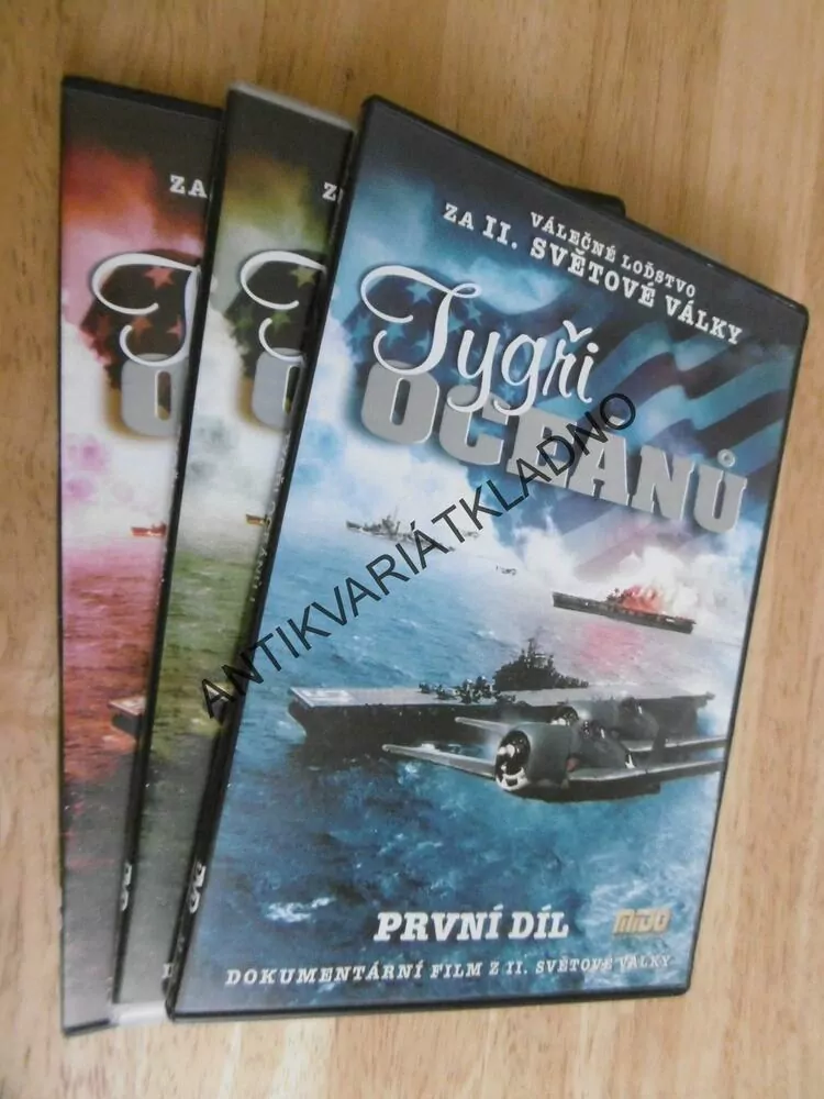 TYGŘI OCEÁNŮ,1-3, DVD FILM DOKUMENT