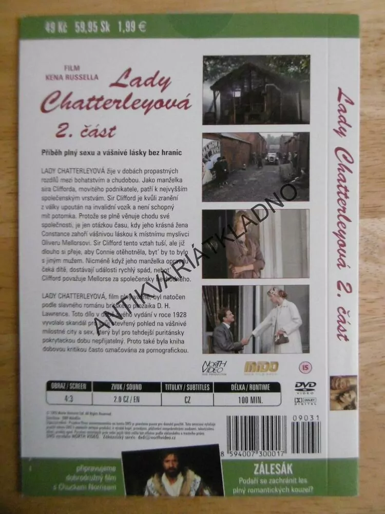 LADY CHATTERLEY,2., DVD FILM 