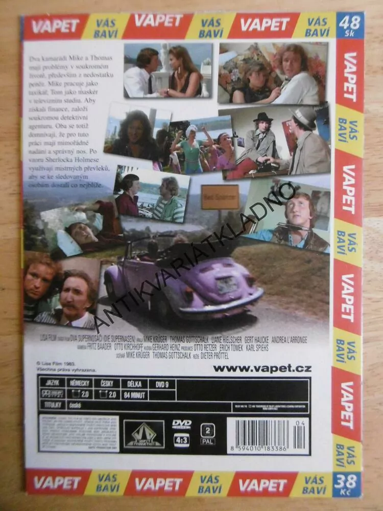 DVA NOSÁČI TANKUJÍ SUPER, DVD FILM