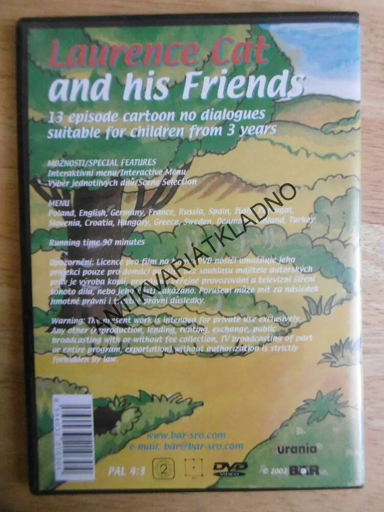 KOCOUR VAVŘINEC A JEHO PŘÁTELÉ, DVD FILM