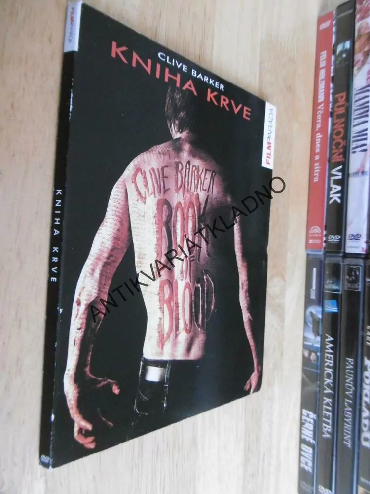 KNIHA KRVE, CLIVE BARKER, HOROR, DVD FILM