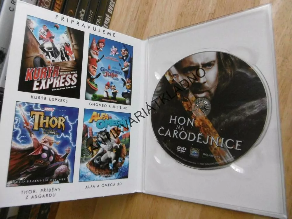 HON NA ČARODĚJNICE, NICOLAS CAGE, DVD FILM