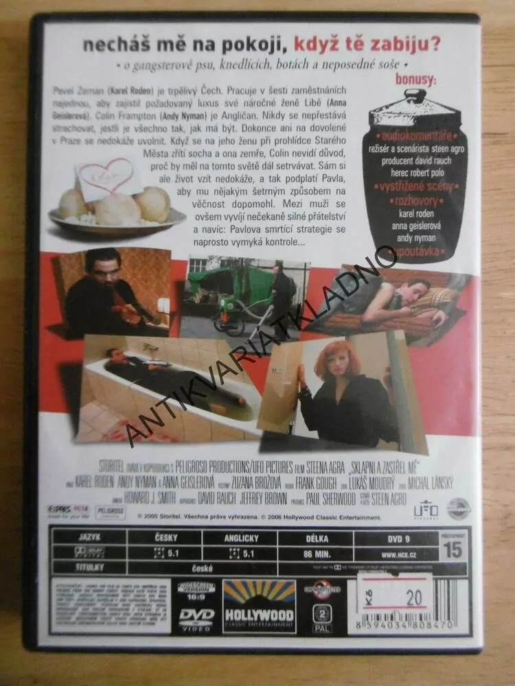 SKLAPNI A ZASTŘEL MĚ, KAREL RODEN, DVD FILM