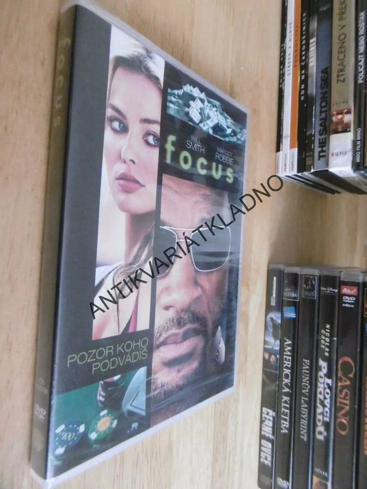 FOCUS, WILL SMITH, MARGOT ROBBIE, DVD FILM