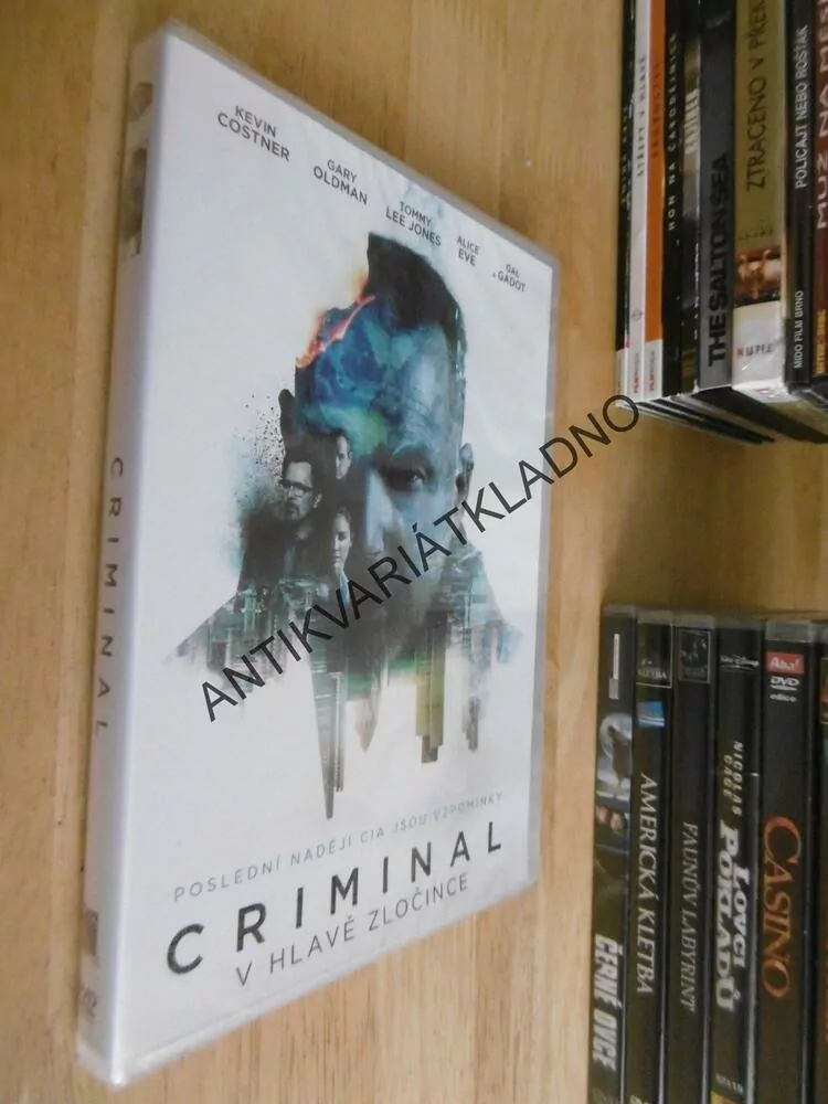 CRIMINAL,V HLAVĚ ZLOČINCE, DVD FILM