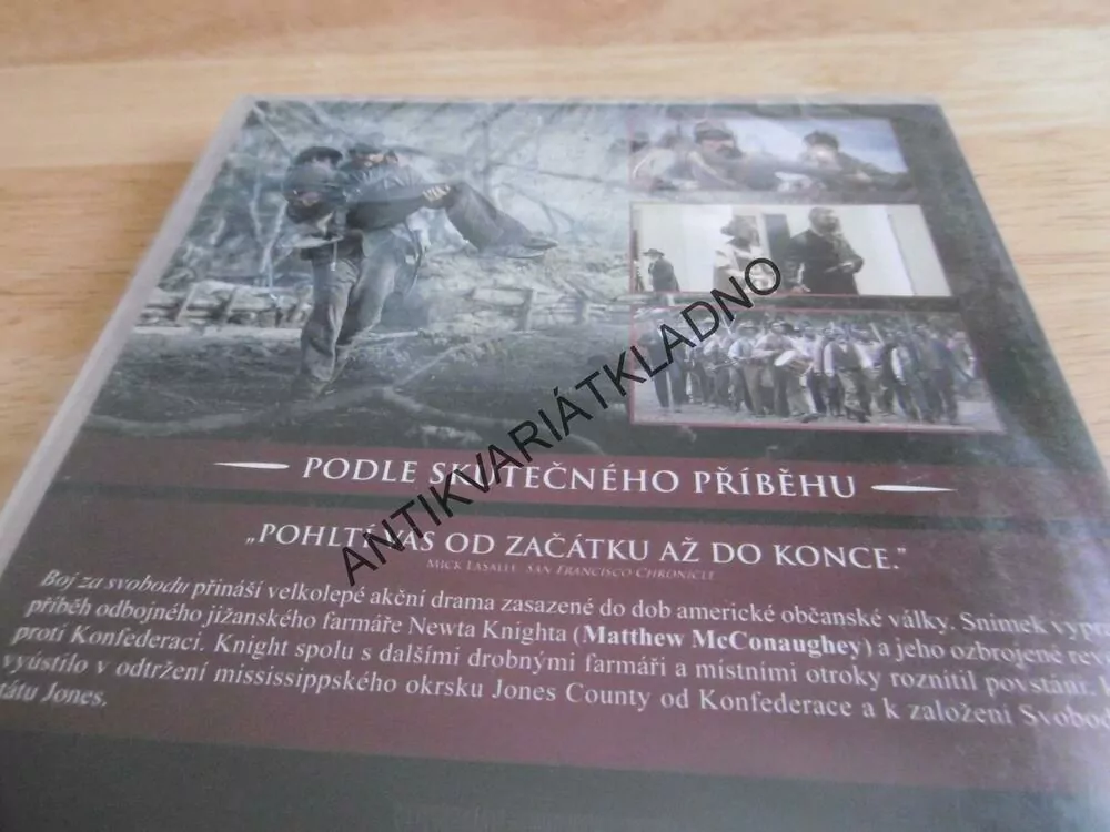 BOJ ZA SVOBODU, MATTHEW MCCONAUGHEY, DVD FILM