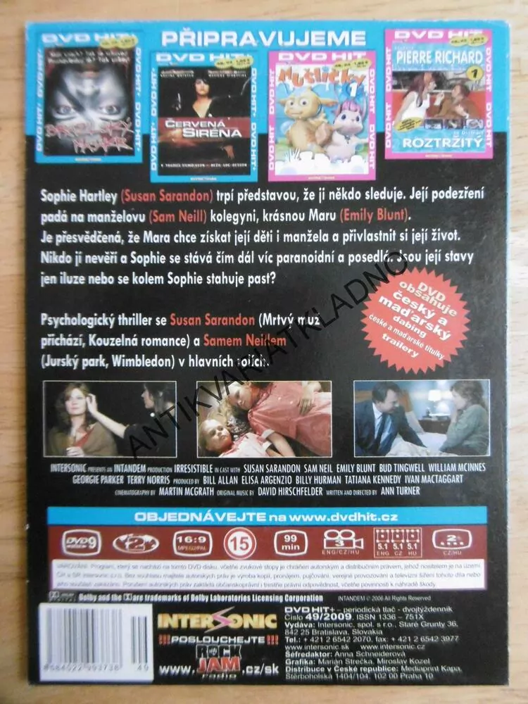 NEODOLATELNÝ, DVD FILM