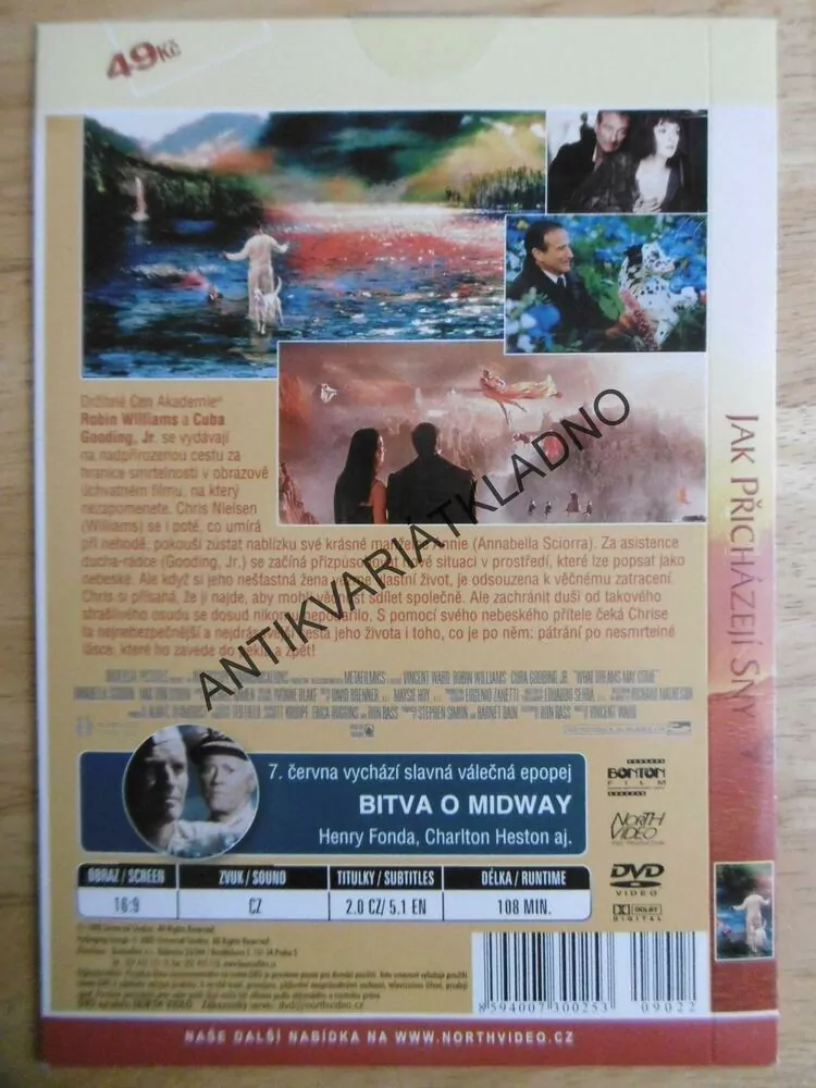 JAK PŘICHÁZEJÍ SNY, DVD FILM 