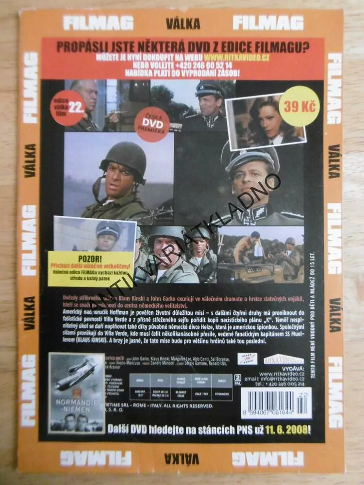 5 PEKELNÝCH MUŽŮ, DVD FILM