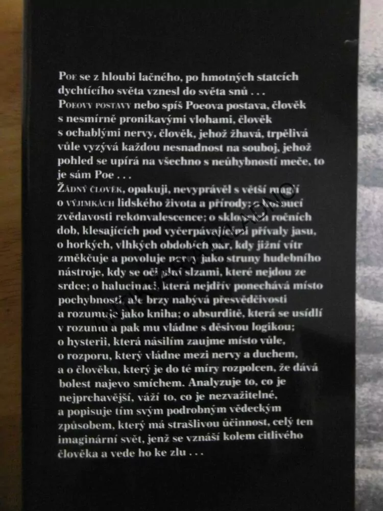 JÁMA A KYVADLO, EDGAR ALLAN POE, ADOLF BORN, **an